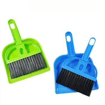 Wholesale high quality plastic pet Mini broom set,Mini Brooms Dustpan Set